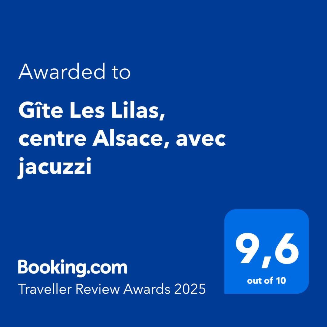 Gite Les Lilas, Centre Alsace, Avec Jacuzzi Mackenheim 외부 사진